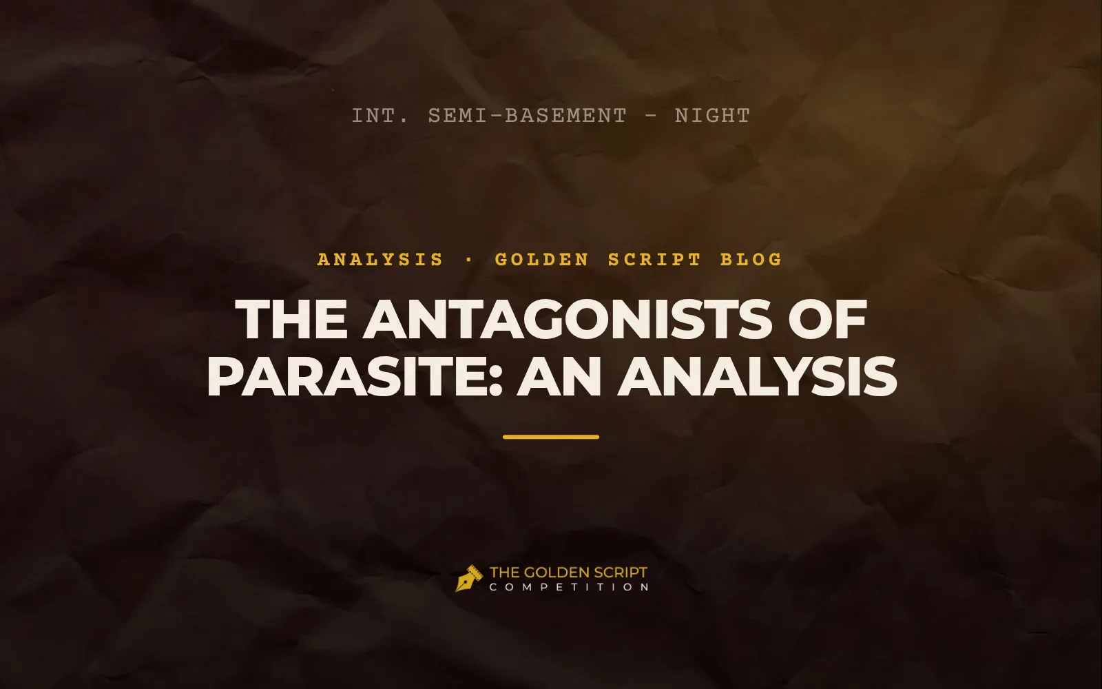 The Antagonists of PARASITE: An Analysis